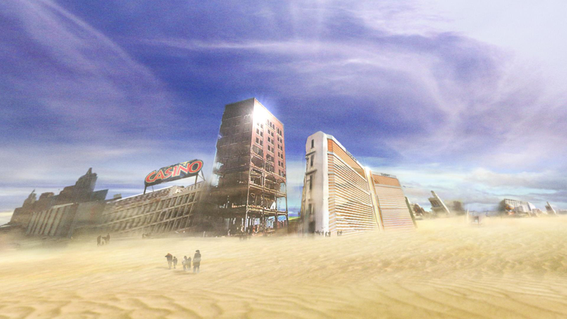 Illustration for article titled The Shattered World Of 2050 Glows With Unearthly Beauty